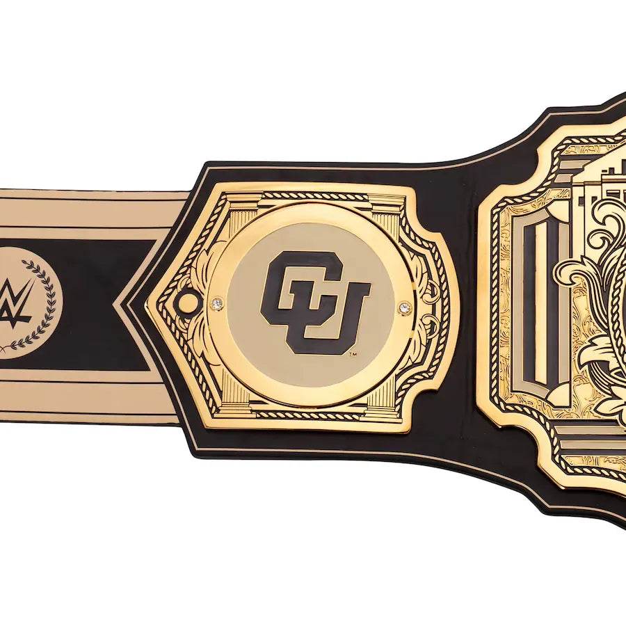 WWE Colorado Buffaloes College Legacy Championship Title Belt - WWF Belt
