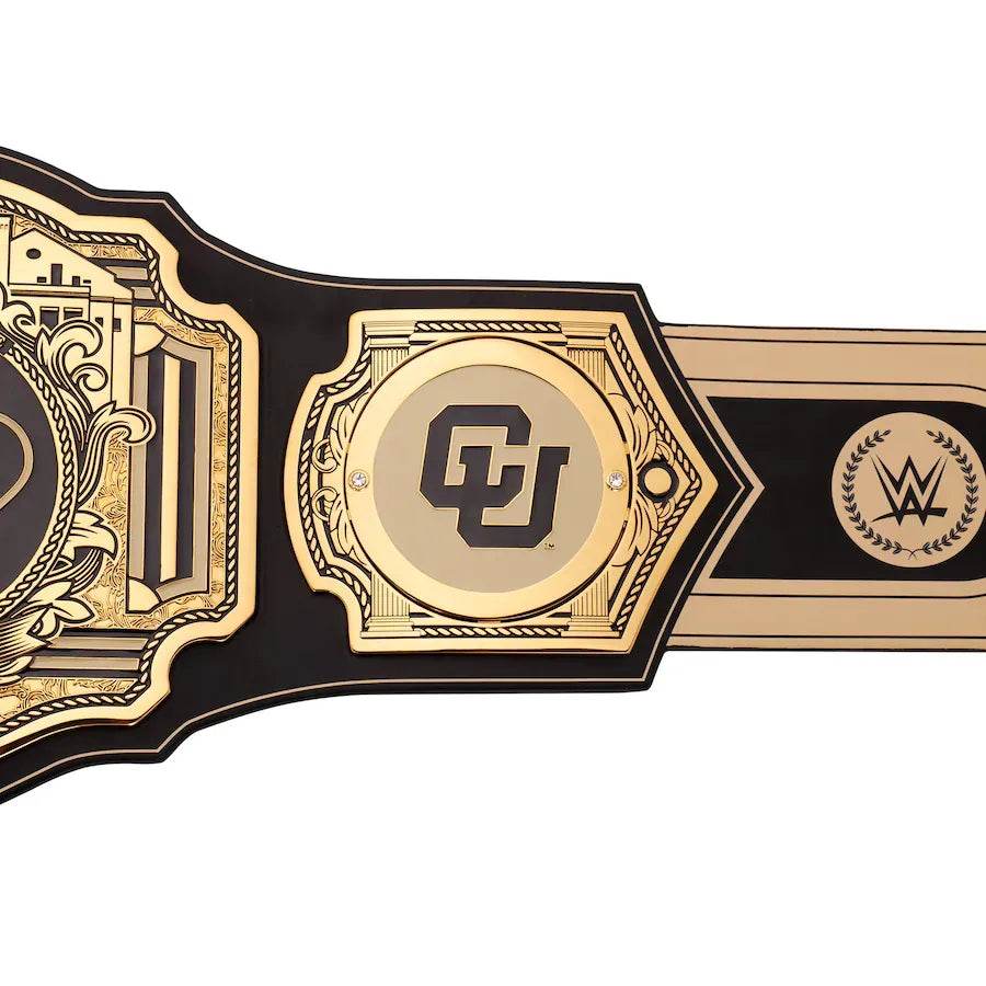 WWE Colorado Buffaloes College Legacy Championship Title Belt - WWF Belt