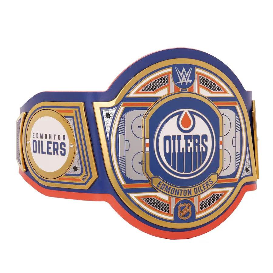 WWE Edmonton Oilers NHL Legacy Championship Title Belt - WWF Belt