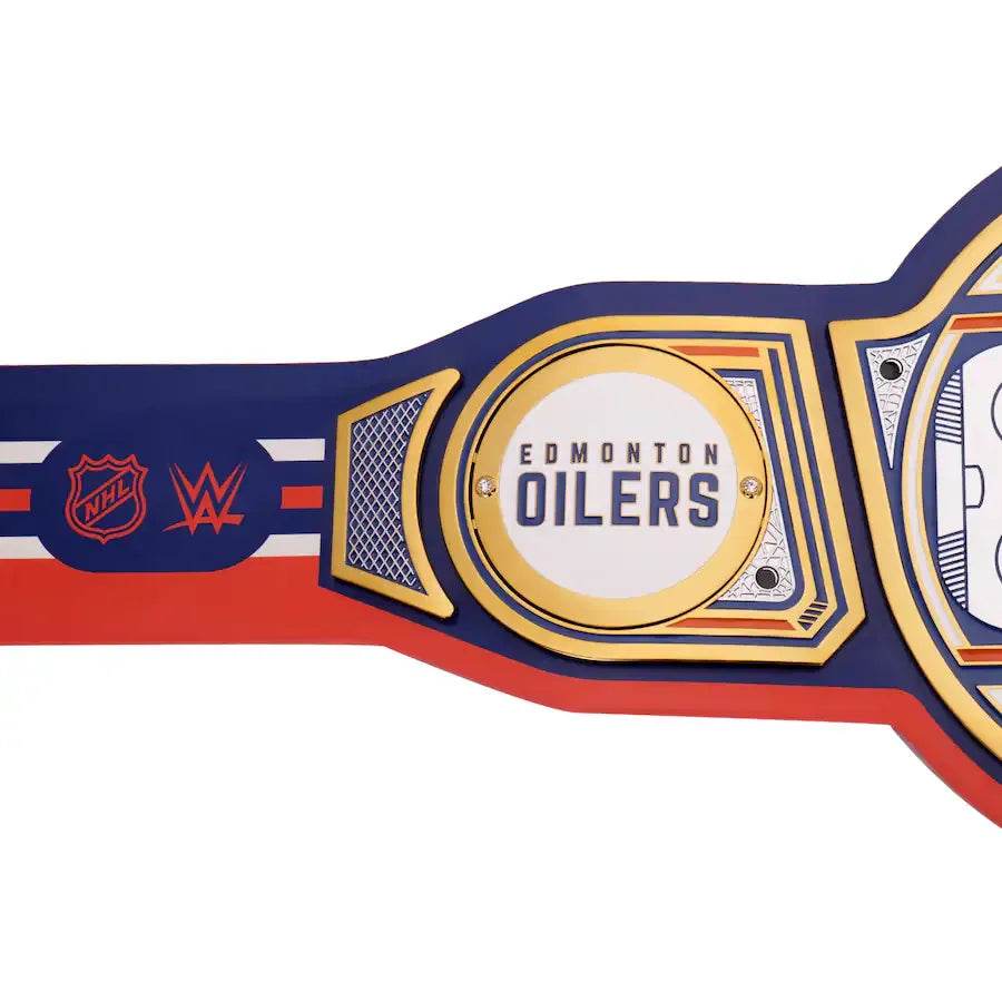 WWE Edmonton Oilers NHL Legacy Championship Title Belt - WWF Belt