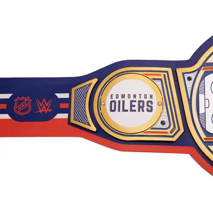 WWE Edmonton Oilers NHL Legacy Championship Title Belt - WWF Belt