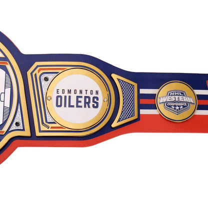 WWE Edmonton Oilers NHL Legacy Championship Title Belt - WWF Belt