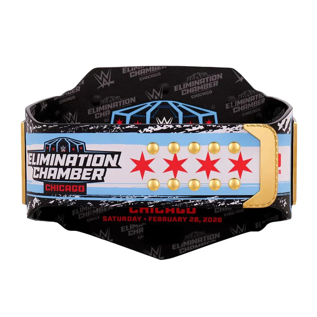WWE Elimination Chamber 2026 Chicago Championship Replica Title Belt - WWF Belt