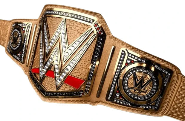 WWE Gold Heavyweight Wrestling Championship Replica Title Belt - WWF Belt