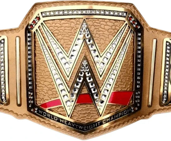 WWE Gold Heavyweight Wrestling Championship Replica Title Belt - WWF Belt
