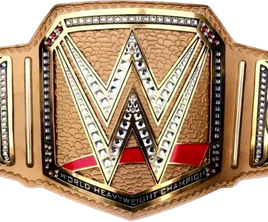 WWE Gold Heavyweight Wrestling Championship Replica Title Belt