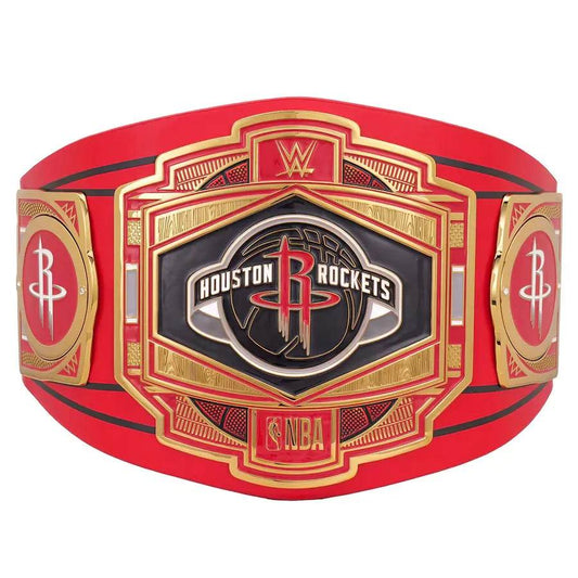 WWE Houston Rockets NBA Legacy Championship Title Belt - WWF Belt