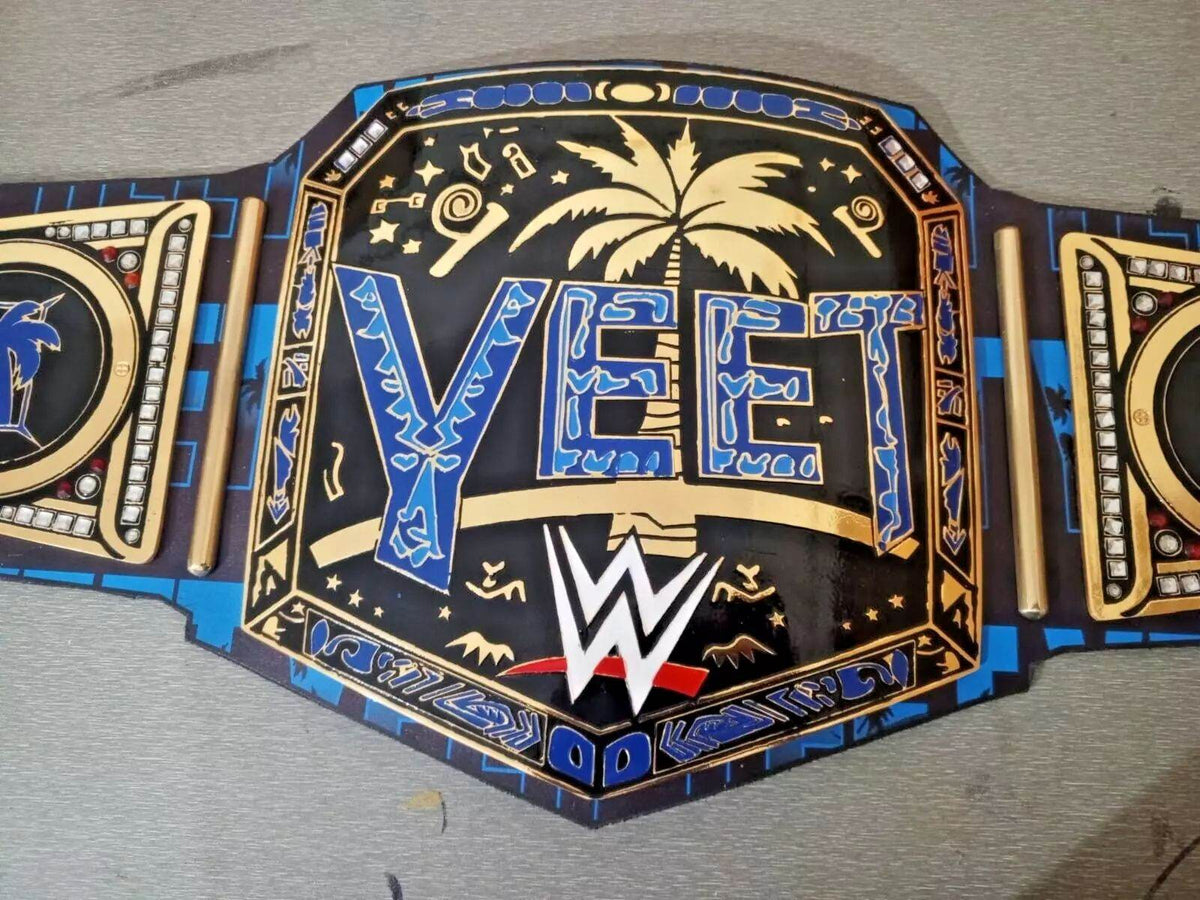 WWE Jey Uso YEET Championship Replica Title Belt - WWF Belt