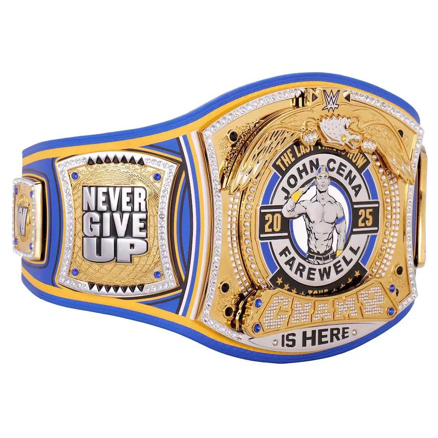 WWE John Cena 2025 Money In The Bank Spinner Championship Belt - WWF Belt