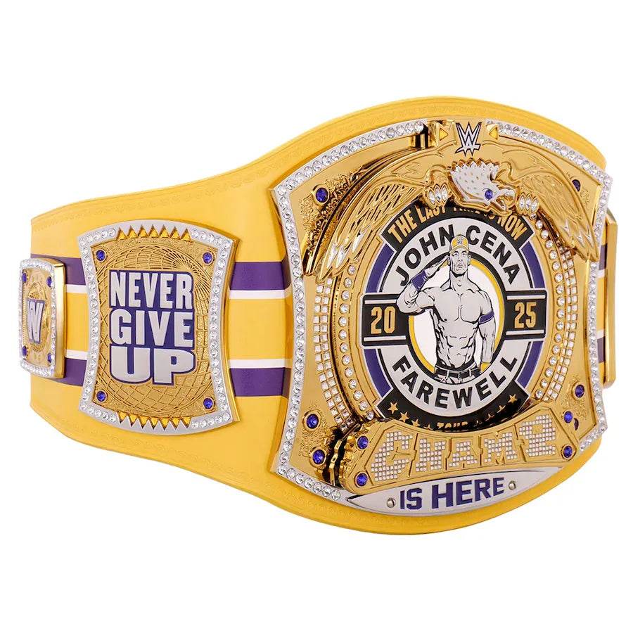 WWE John Cena Farewell Tour 2025 Bakersfield Spinner Championship Belt - WWF Belt