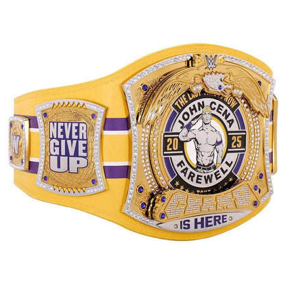 WWE John Cena Farewell Tour 2025 Bakersfield Spinner Championship Belt - WWF Belt