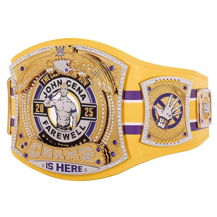 WWE John Cena Farewell Tour 2025 Bakersfield Spinner Championship Belt - WWF Belt