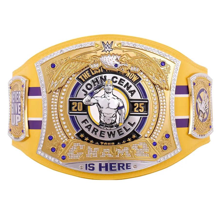 WWE John Cena Farewell Tour 2025 Bakersfield Spinner Championship Belt - WWF Belt