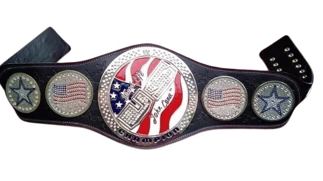 WWE John Cena US Spinner Championship Title Belt - WWF Belt