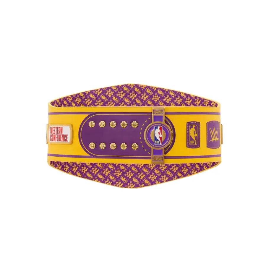 WWE Los Angeles Lakers NBA Legacy Championship Title Belt - WWF Belt