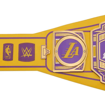 WWE Los Angeles Lakers NBA Legacy Championship Title Belt - WWF Belt