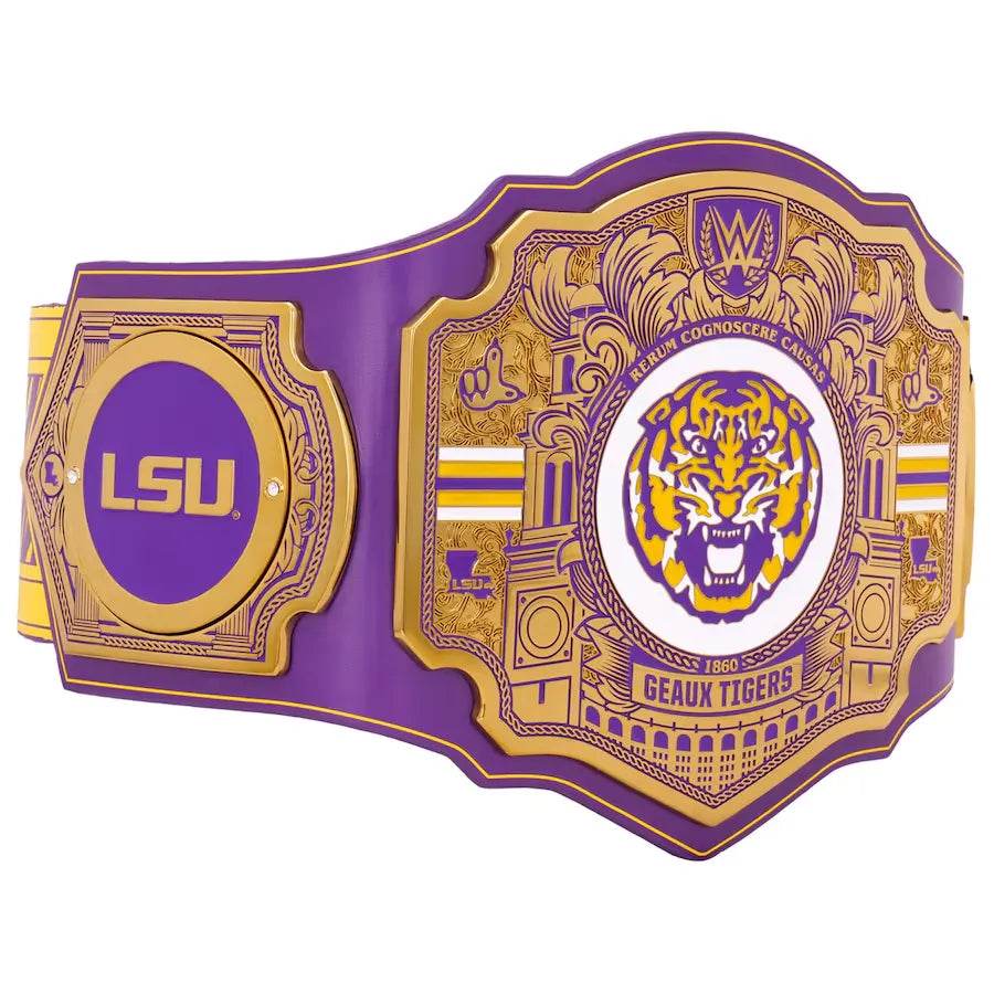 WWE LSU Tigers College Legacy Championship Title Belt - WWF Belt