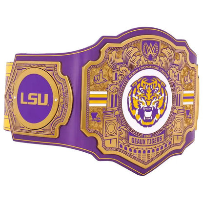 WWE LSU Tigers College Legacy Championship Title Belt - WWF Belt