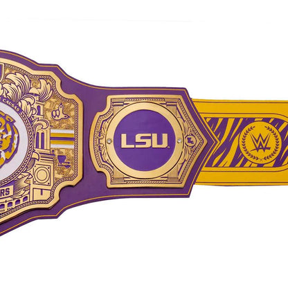 WWE LSU Tigers College Legacy Championship Title Belt - WWF Belt