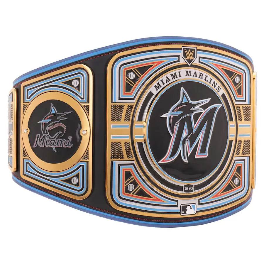WWE Miami Marlins MLB Legacy Championship Title Belt - WWF Belt