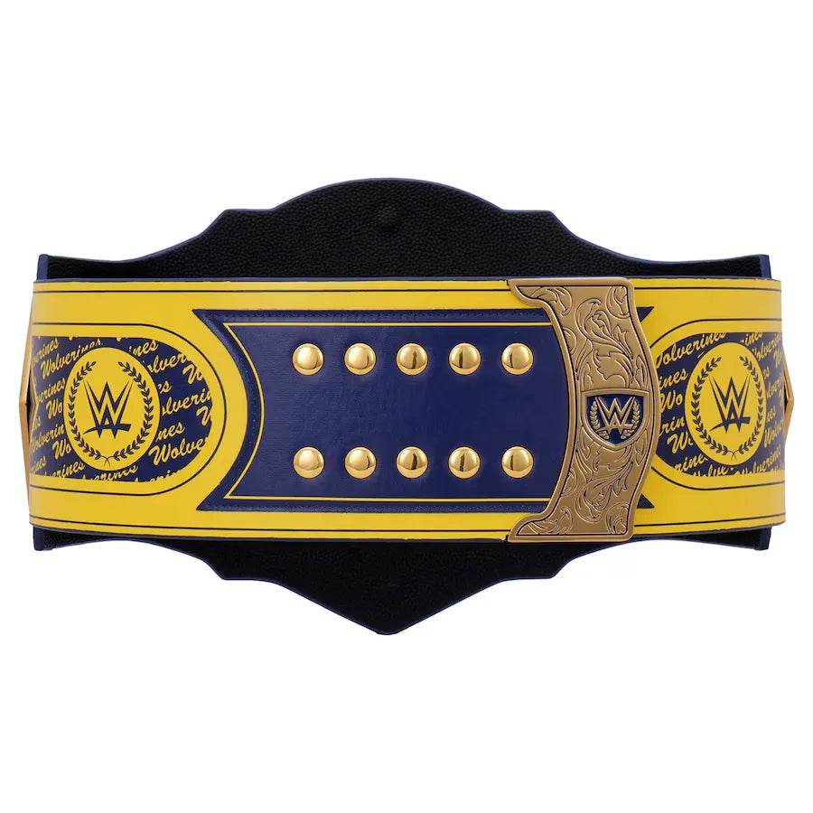 WWE Michigan Wolverines College Legacy Championship Title Belt - WWF Belt