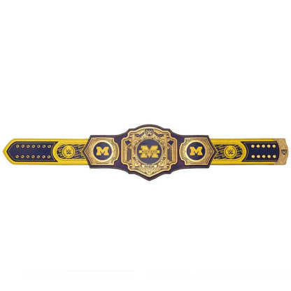 WWE Michigan Wolverines College Legacy Championship Title Belt - WWF Belt