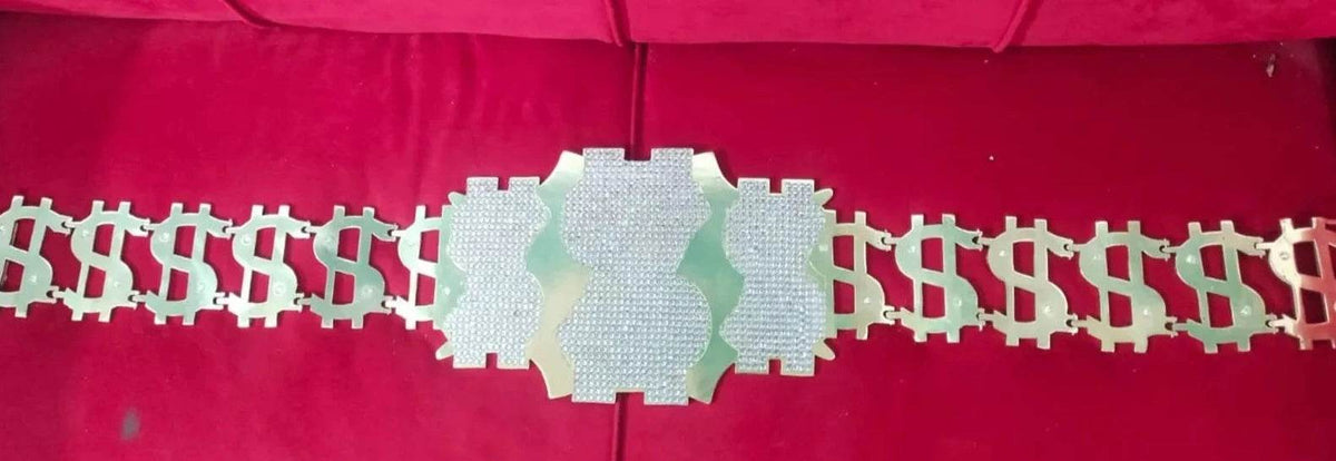 WWE Million Dollar Ted DiBiase Championship Title Belt - WWF Belt