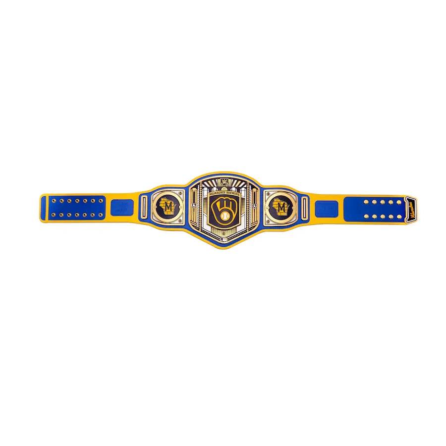 WWE Milwaukee Brewers MLB Legacy Championship Title Belt - WWF Belt