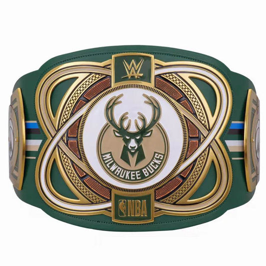 WWE Milwaukee Bucks NBA Legacy Championship Title Belt - WWF Belt