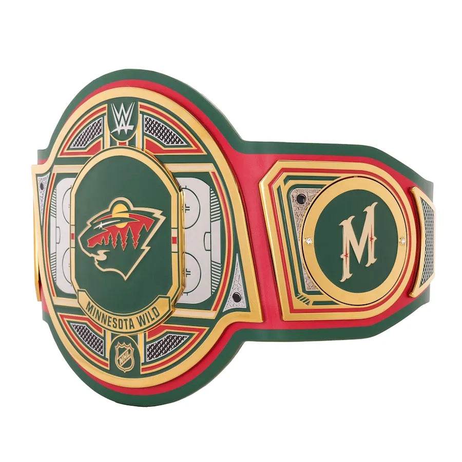 WWE Minnesota Wild NHL Legacy Championship Title Belt - WWF Belt