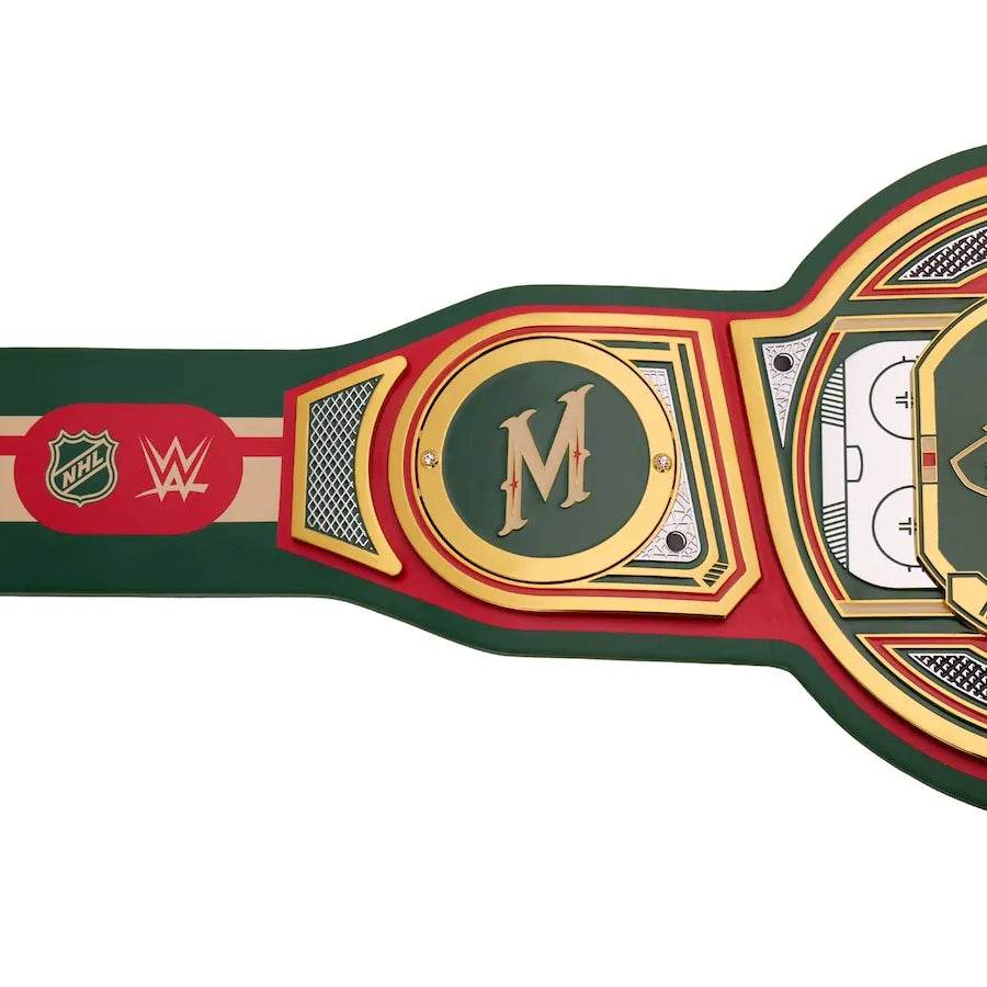 WWE Minnesota Wild NHL Legacy Championship Title Belt - WWF Belt