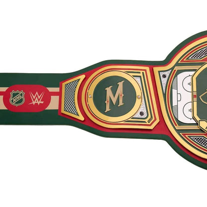 WWE Minnesota Wild NHL Legacy Championship Title Belt - WWF Belt