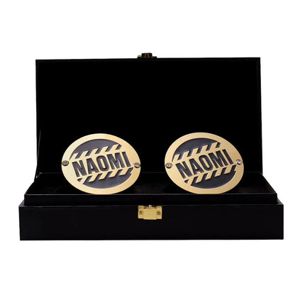 WWE Naomi Replica Side Plates Box Set - WWF Belt