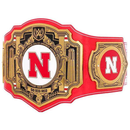 WWE Nebraska Huskers College Legacy Championship Title Belt