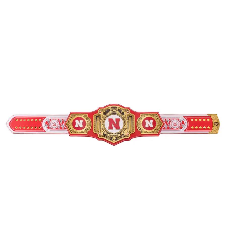 WWE Nebraska Huskers College Legacy Championship Title Belt - WWF Belt