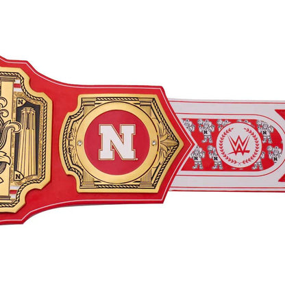 WWE Nebraska Huskers College Legacy Championship Title Belt - WWF Belt