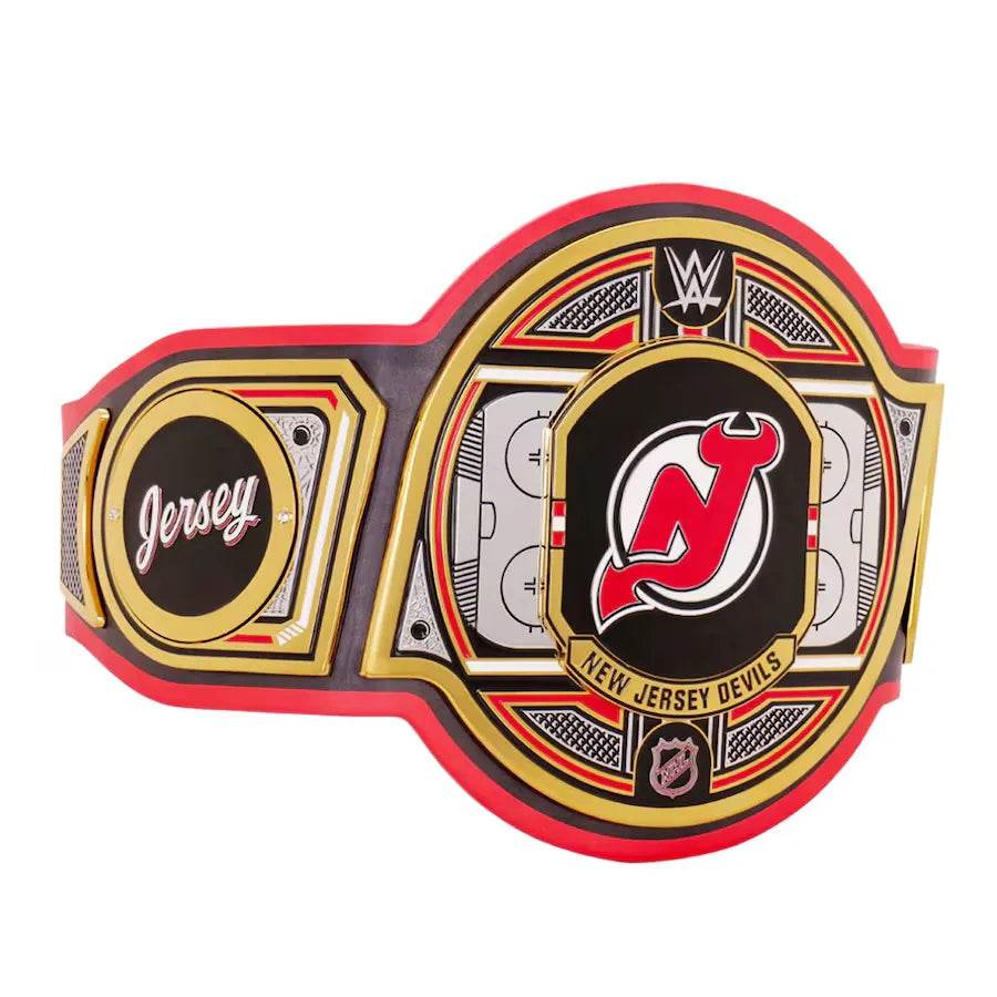 WWE New Jersey Devils NHL Legacy Championship Title Belt - WWF Belt