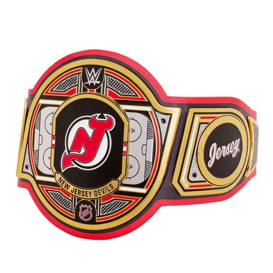 WWE New Jersey Devils NHL Legacy Championship Title Belt - WWF Belt