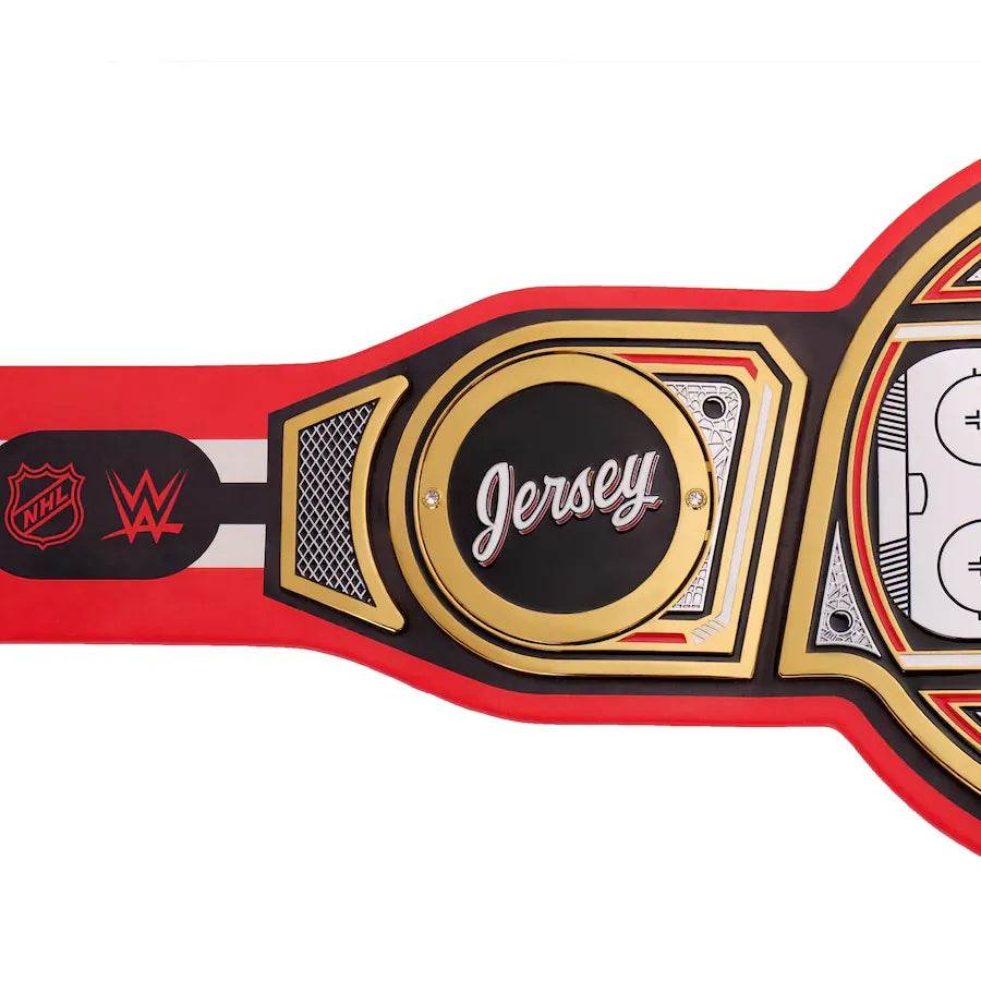 WWE New Jersey Devils NHL Legacy Championship Title Belt - WWF Belt