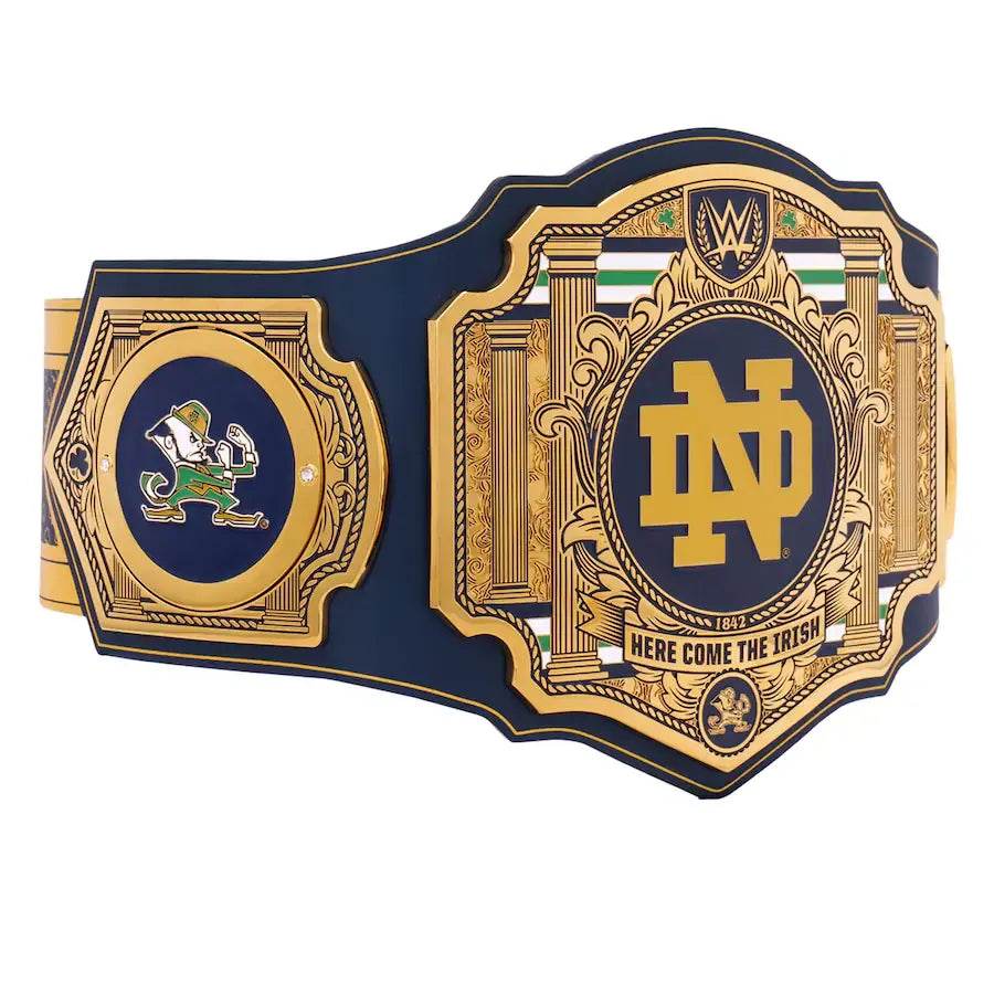 WWE Notre Dame Fighting Irish College Legacy Championship Belt - WWF Belt
