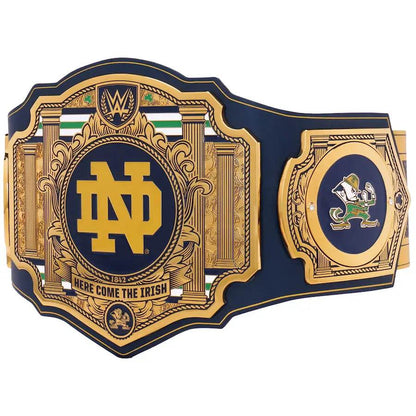 WWE Notre Dame Fighting Irish College Legacy Championship Belt - WWF Belt