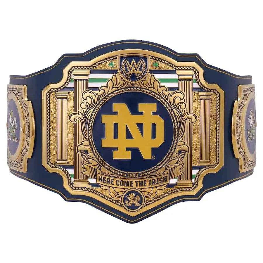 WWE Notre Dame Fighting Irish College Legacy Championship Belt