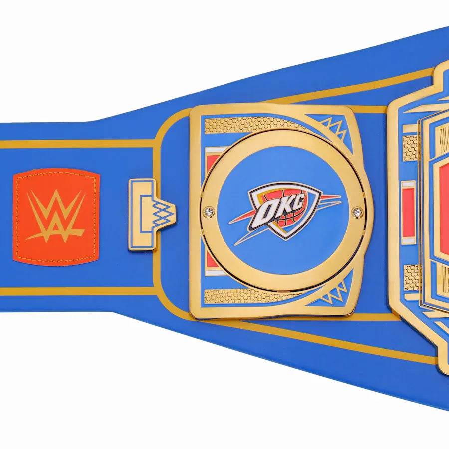 WWE Oklahoma City Thunder NBA Legacy Championship Title Belt - WWF Belt