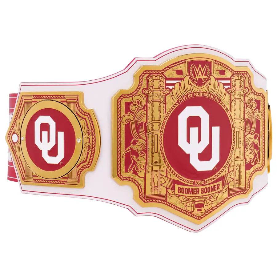 WWE Oklahoma Sooners College Legacy Championship Title Belt - WWF Belt