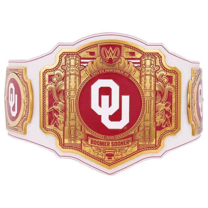 WWE Oklahoma Sooners College Legacy Championship Title Belt