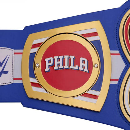 WWE Philadelphia 76ers NBA Legacy Championship Title Belt - WWF Belt