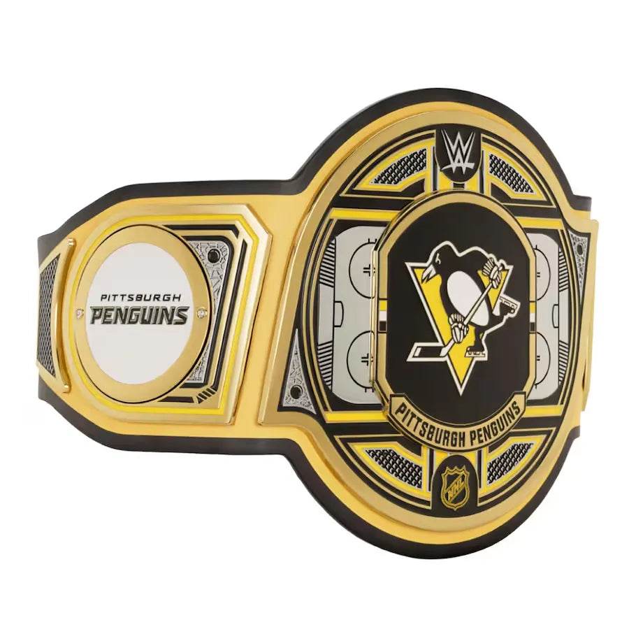 WWE Pittsburgh Penguins NHL Legacy Championship Title Belt - WWF Belt