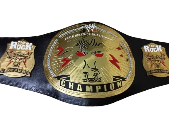 WWE Rock Brahma Bull Wrestling Championship Belt