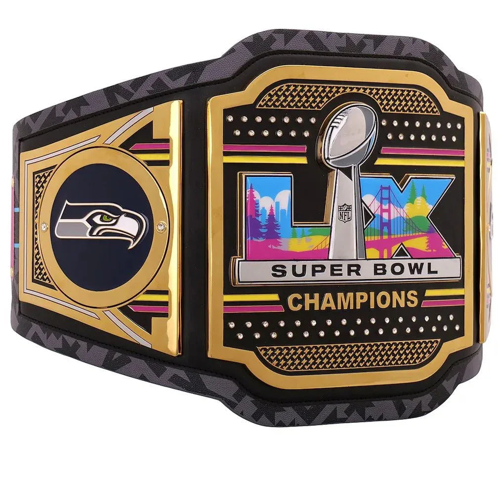 WWE Seattle Seahawks Super Bowl LX Champions Legacy Title Belt - WWF Belt