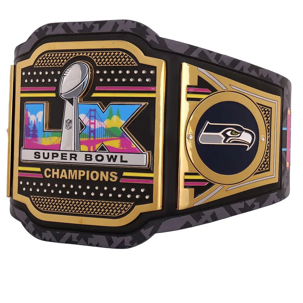 WWE Seattle Seahawks Super Bowl LX Champions Legacy Title Belt - WWF Belt